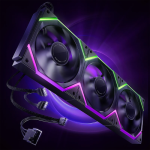 Asiahorse NYOTA PRO 120mm Daisy Chain ARGB 3 Pack Fans - Image 2