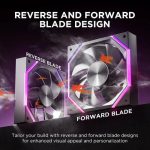 Asiahorse NYOTA 120mm ARGB Case Fans (3-Pack) - Image 5