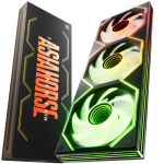 Asiahorse Matrix Pro ARGB Case Fan, 3-Zone Controlled Light，4 side Infinite Mirror Light - Image 10
